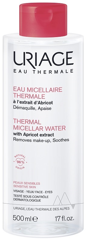 URIAGE EAU MICELLAIRE THERMALE PELLI SECCHE FLACONE 500 ML - Farmasanitas 