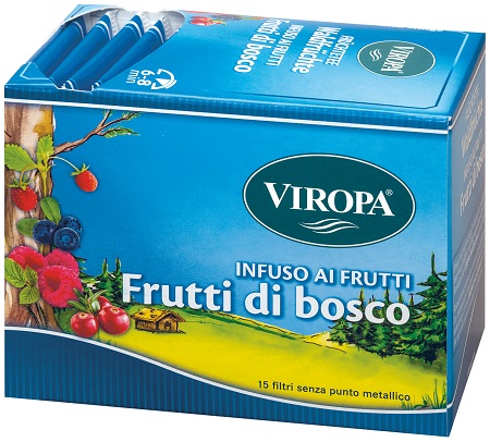 VIROPA INFUSO AI FRUTTI DI BOSCO 15 BUSTINE DA 2,5 G - Farmasanitas 