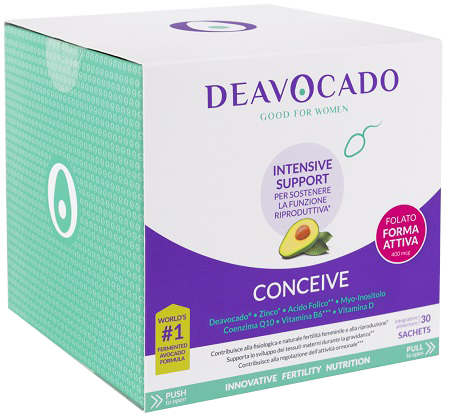 DEAVOCADO CONCEIVE 30 BUSTINE 5 G NUOVA FORMULA - Farmasanitas 