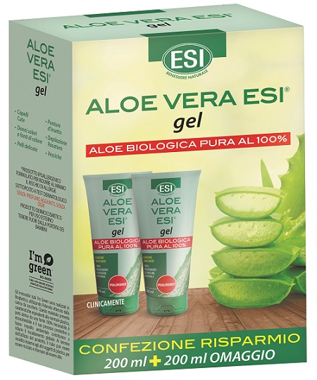 ESI ALOE GEL PURO 200 ML + 200 ML - Farmasanitas 