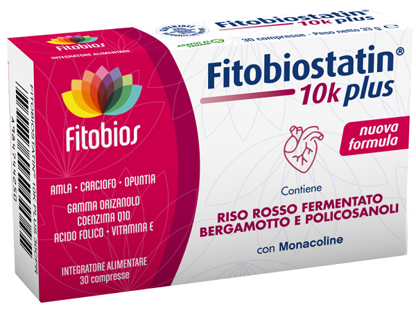 FITOBIOSTATIN 10K PLUS 30 COMPRESSE - Farmasanitas 