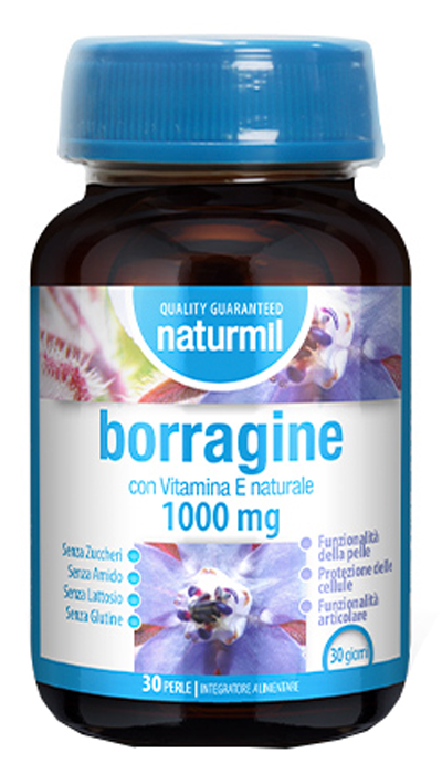 NATURMIL BORRAGINE 1000 MG 30 PERLE - Farmasanitas 