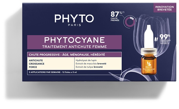 PHYTOCYANE FIALE DONNA CADUTA PROGRESSIVA 12 FIALE DA 5 ML - Farmasanitas 