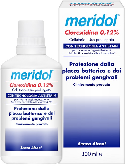 MERIDOL COLLUTORIO CLOREXIDINA 0,12% 300 ML - Farmasanitas 