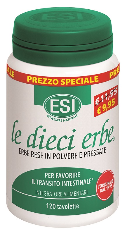 ESI LE DIECI ERBE 120 TAVOLETTE TAGLIO PREZZO - Farmasanitas 