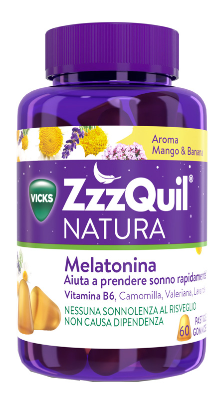 ZZZQUIL NATURA MANGO & BANANA 60 PASTIGLIE GOMMOSE - Farmasanitas 