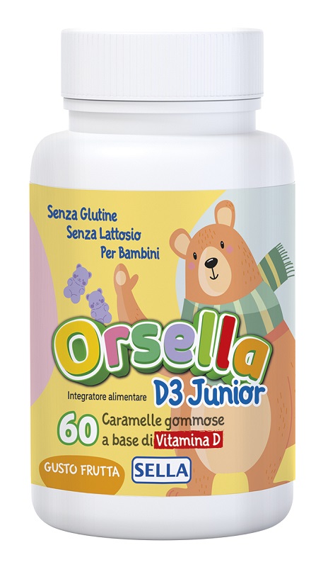 VITAMINA D3 JUNIOR ORSELLA 60 CARAMELLE - Farmasanitas 