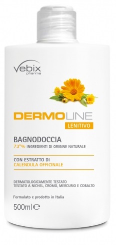 VEBIX DERMOLINE CALENDULA BAGNODOCCIA 500 ML - Farmasanitas 