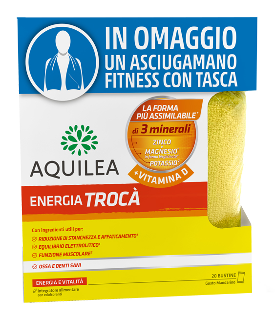 AQUILEA ENERGIA TROCA' + VITAMINA D PROMOPACK 20 BUSTINE - Farmasanitas 