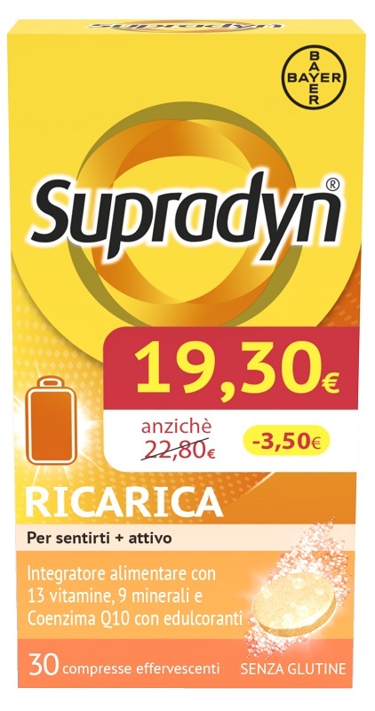 SUPRADYN RICARICA 30 COMPRESSE EFFERVESCENTI PROMO - Farmasanitas 