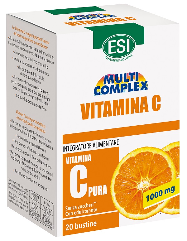 ESI MULTICOMPLEX VITAMINA C 20 BUSTINE DA 2 G - Farmasanitas 